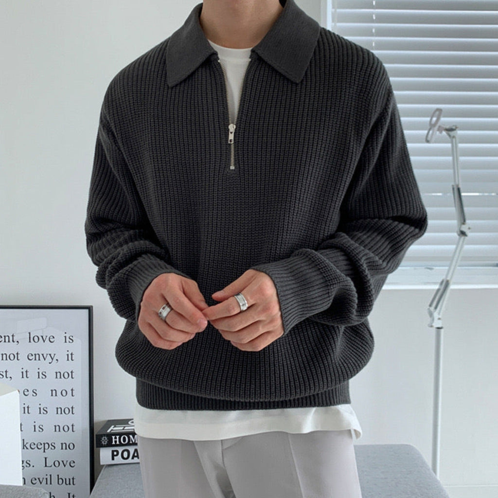 Half Zipped Sweater